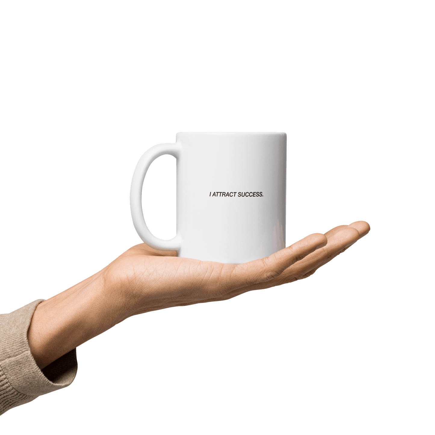 'I Attract Success' Ceramic Coffee Mug