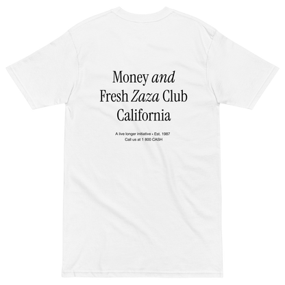 'Money & Zaza Club' Embroidered Classic Tee