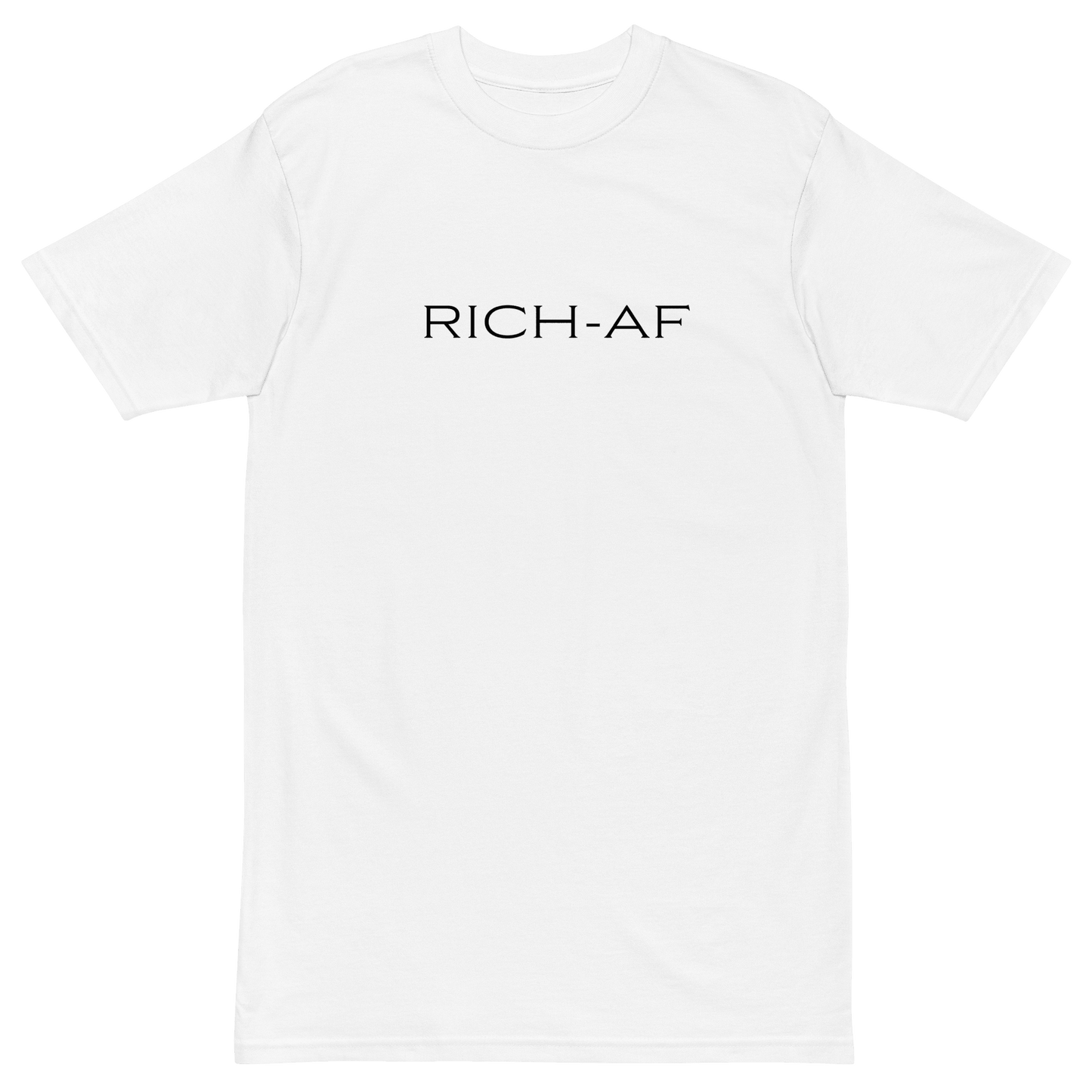 RICH-AF Classic Center Cotton Tee