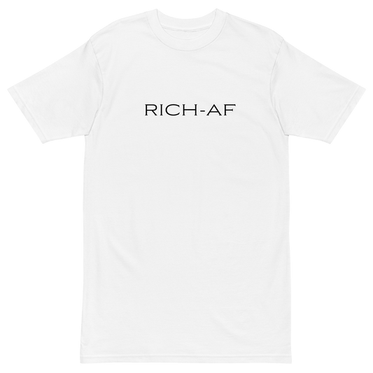 RICH-AF Classic Center Cotton Tee