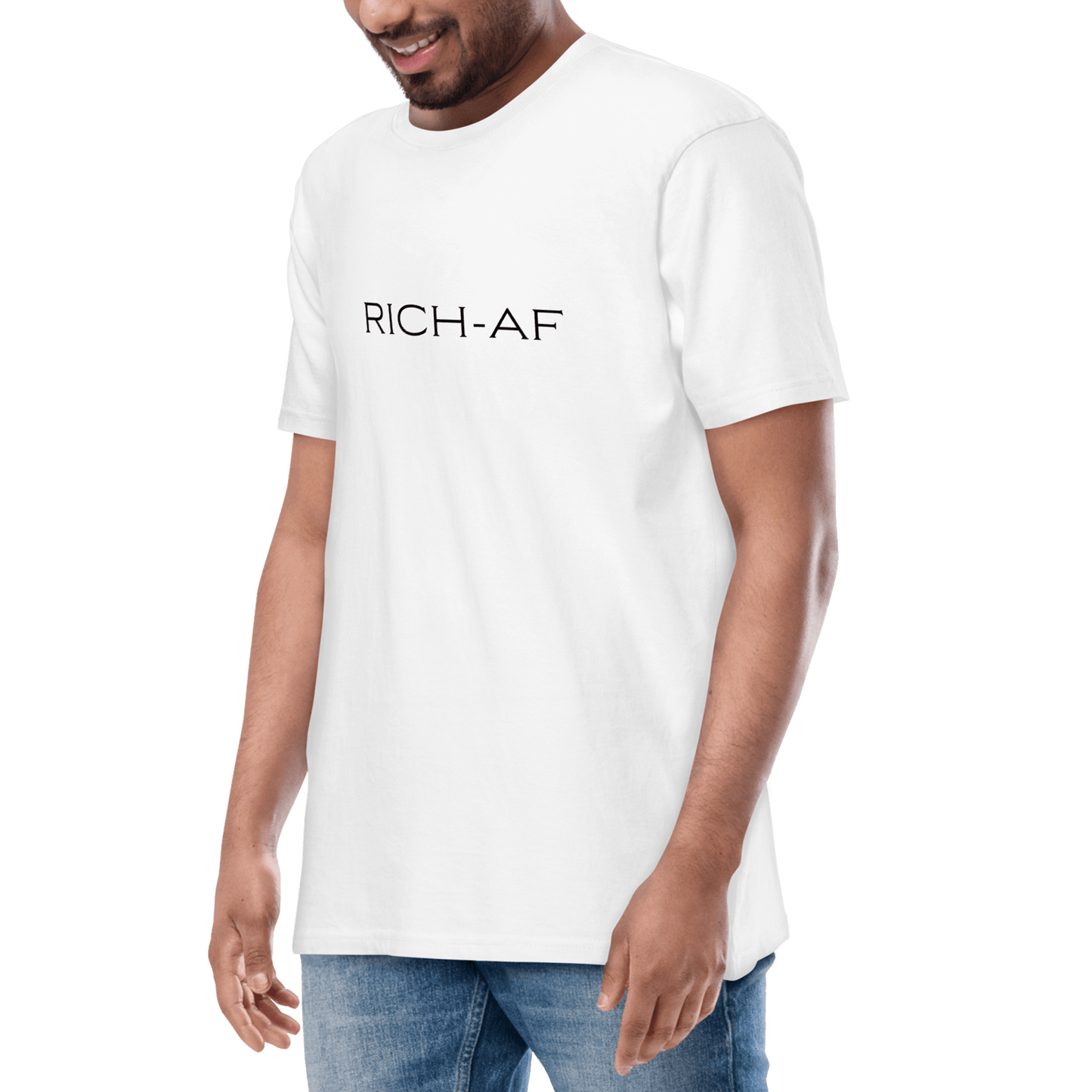 RICH-AF Classic Center Cotton Tee