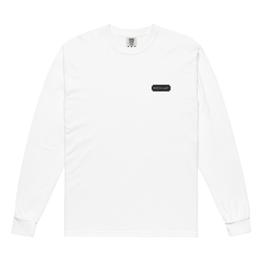 'Need Money For Porsche' Embroidered Long Sleeve Tee