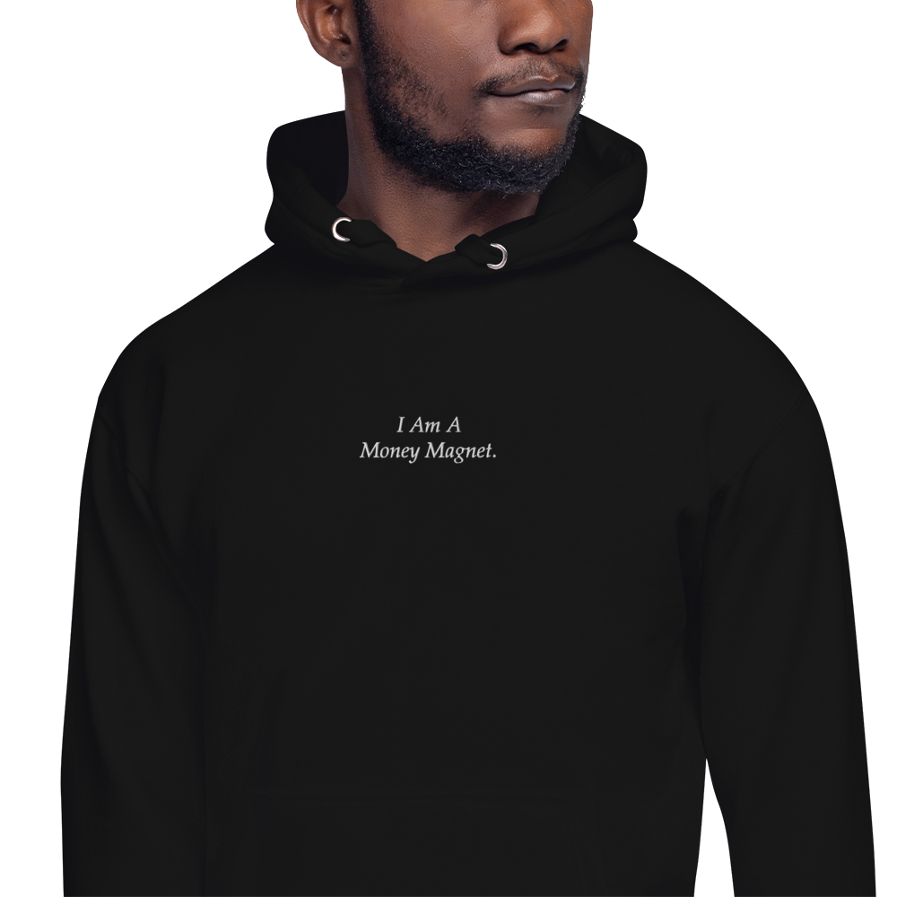 'Money Magnet' Embroidered Unisex Hoodie