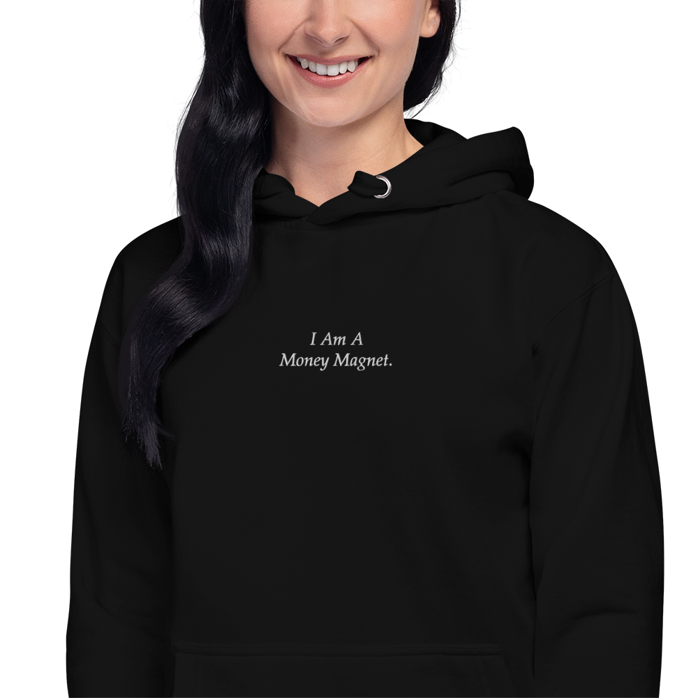 'Money Magnet' Embroidered Unisex Hoodie