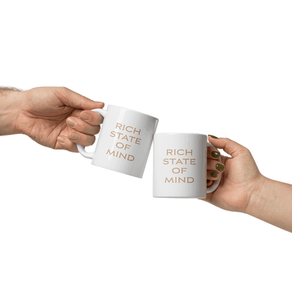 'RICH STATE OF MIND' Ceramic Coffee Mug