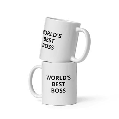 'World's Best Boss' Ceramic Coffee Mug