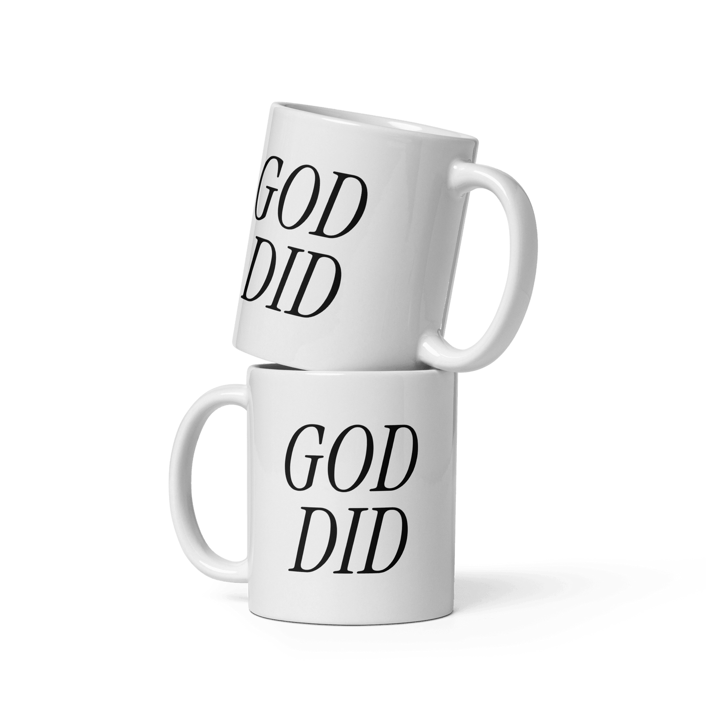 'GOD DID' Ceramic Coffee Mug