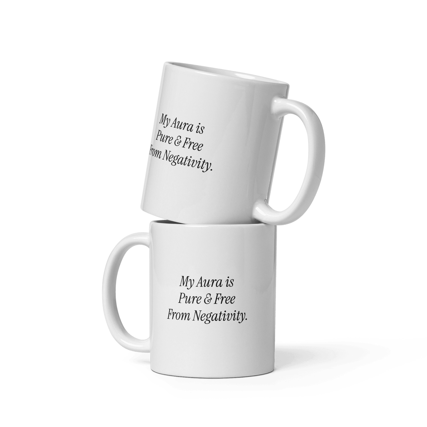 'Pure & Free From Negativity' Ceramic Coffee Mug