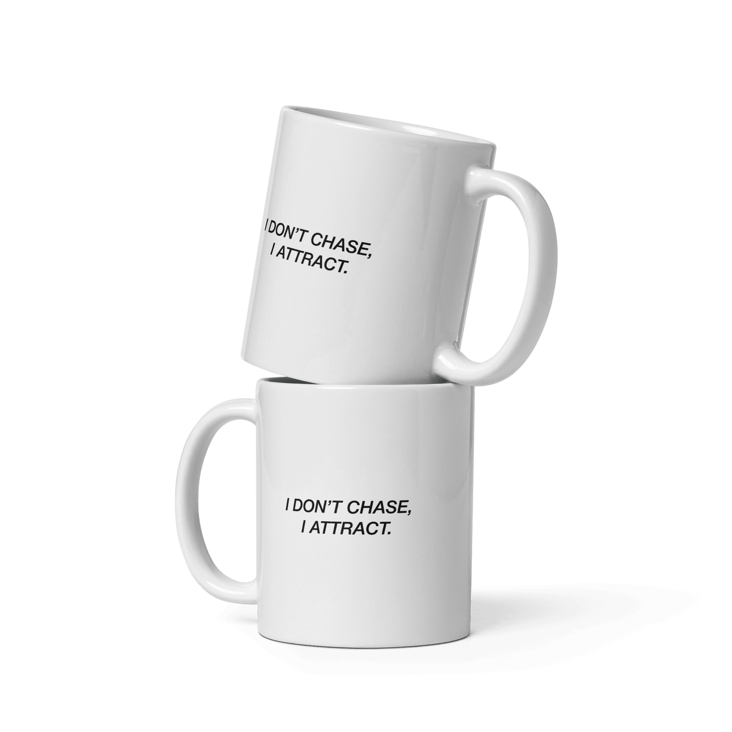 'Don't Chase, Attract' Ceramic Coffee Mug