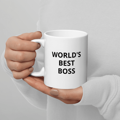 'World's Best Boss' Ceramic Coffee Mug