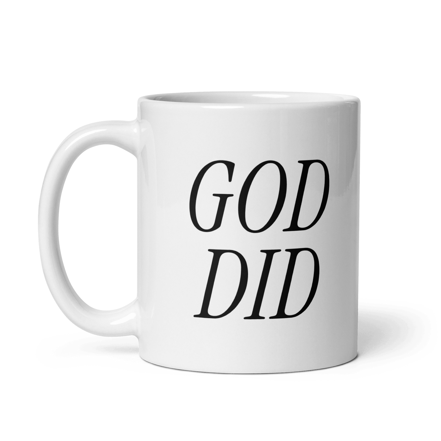 'GOD DID' Ceramic Coffee Mug