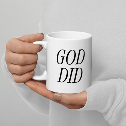 'GOD DID' Ceramic Coffee Mug