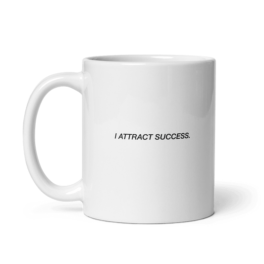 'I Attract Success' Ceramic Coffee Mug