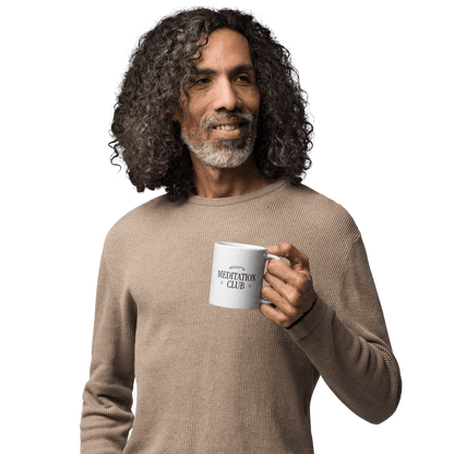 'RICH-AF Meditation Club' Ceramic Coffee Mug